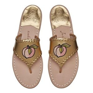 Jack Rogers Georgia Peach Sandals Limited Edition